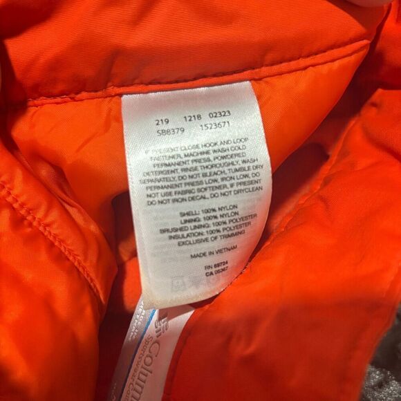 Columbia Unisex Kids Winter Sport Snow Pants Medium Orange Mid Rise Waterproof - Picture 11 of 14